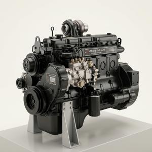 Mitsubishi 6D16 Commercial Diesel Engine | High-Output Six-Cylinder Powerhouse